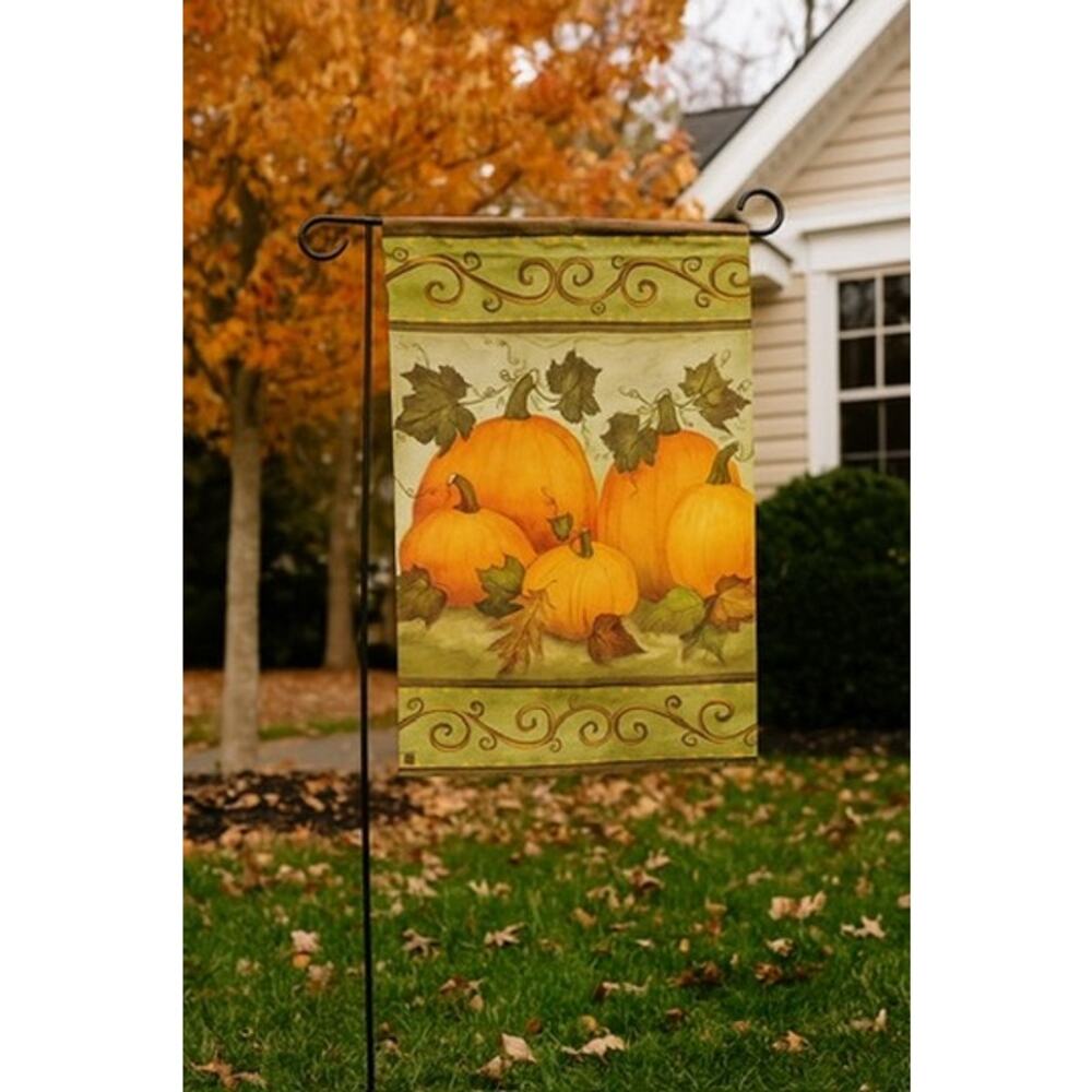 Breeze Art Autumn‎ Pumpkins Garden Flag Thanksgiving Decor